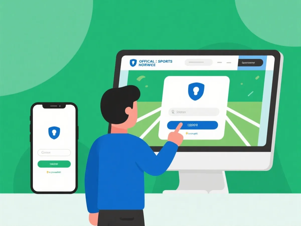 安全快捷登入指南示意圖